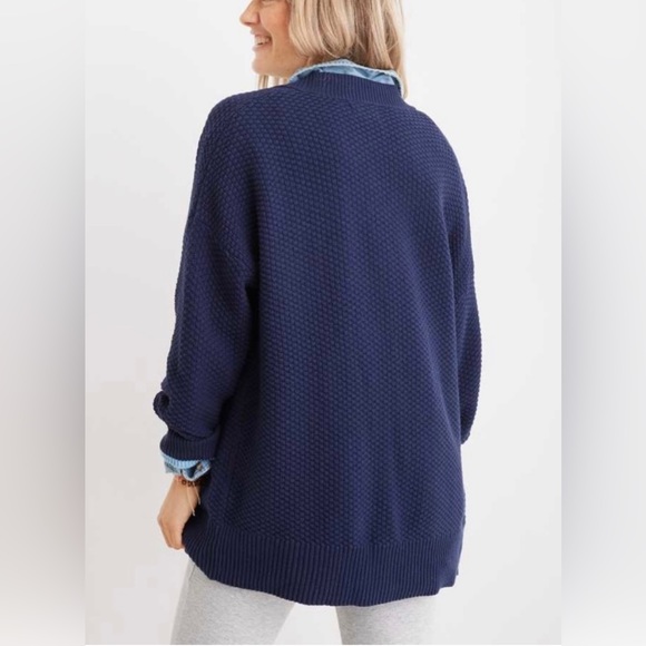 Aerie Varsity Letter A Cardigan Oversized XS - Picture 5 of 6